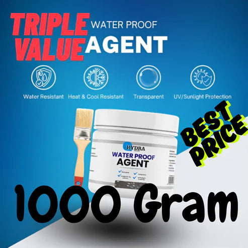 Hydra Waterproof Agent - Waterproofing Agent for Wall & Floor – With Brush
