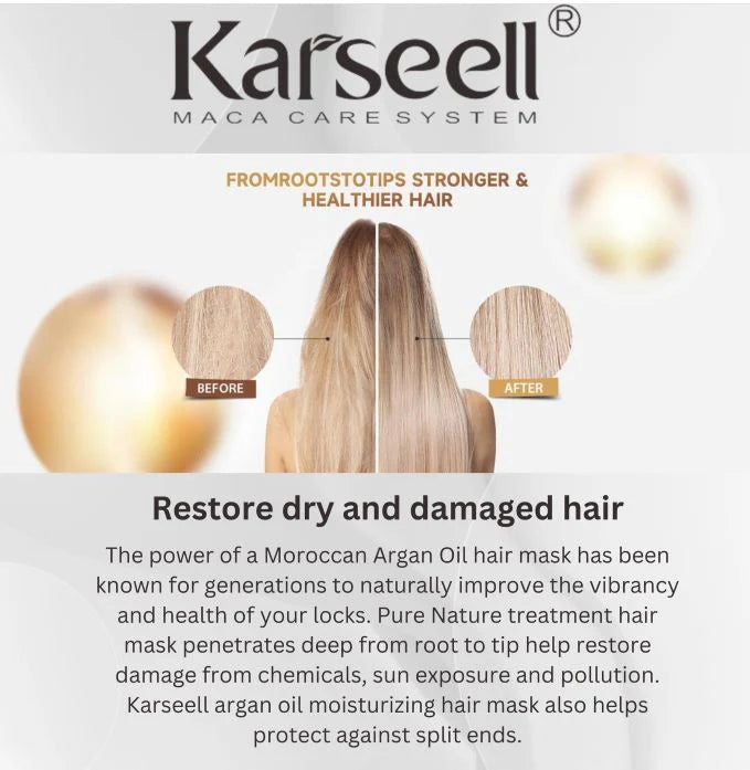 Karseell Hair Mask for Damaged & Dry Hair – Hydration & Repair