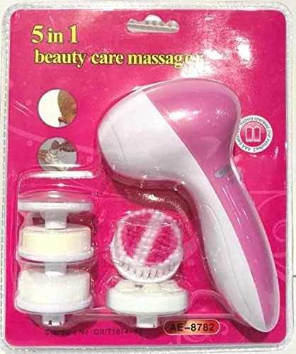 5 In 1 Electric Facial Cleaner Face Skin Care Brush Massager