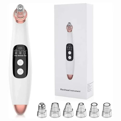 Electric Blackhead Remover Pore Vacuum Suction Face Cleaner Tool