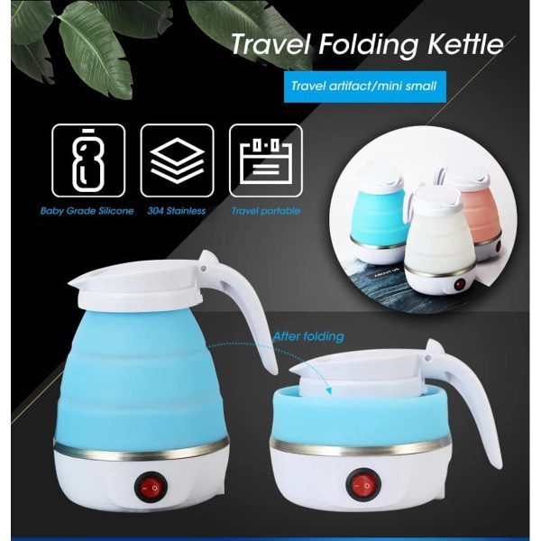 Foldable And Portable Teapot Water Heater Electric Kettle For Travel And Home