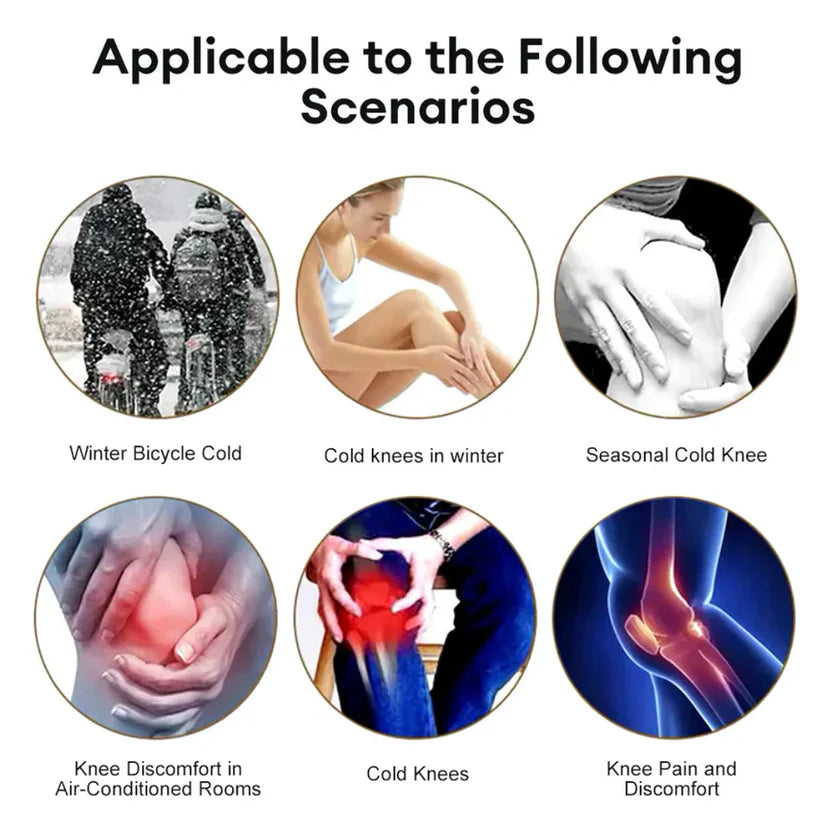 Wool Knee Warmers – Adjustable -30° Thermal Pads for Men & Women