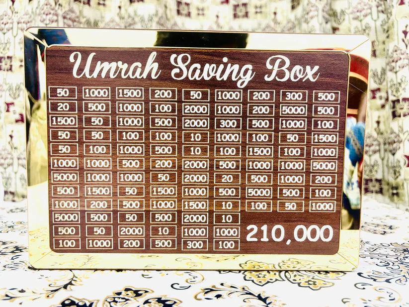 Umrah Saving Box "Journey to Makkah Starts Here