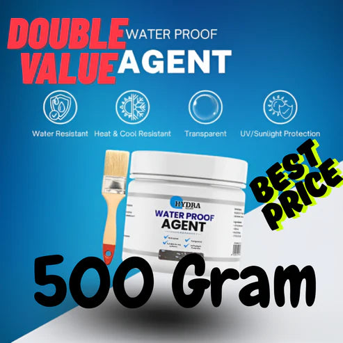 Hydra Waterproof Agent - Waterproofing Agent for Wall & Floor – With Brush